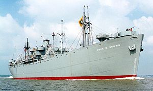 SS John W. Brown is one of only two surviving operational Liberty ships.