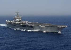 Enterprise underway in the Atlantic Ocean during Summer Pulse 2004.