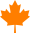 Orange Maple Leaf.svg