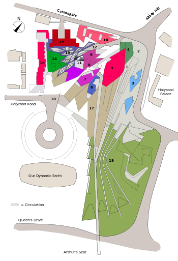 Scottish Parliament site plan.svg