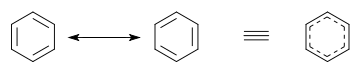 Benzene delocalization