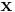  \mathbf{x} 