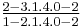 Upper: 2-3.1.4.0-2, lower: 1-2.1.4.0-2