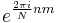 e^{\frac{2\pi i}{N}n m}