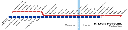 MetroLink map Oct2008.svg