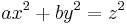 ax^2+by^2=z^2