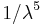 1/\lambda^5