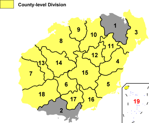 Map of Xinjiang Uyghur Autonomous Region