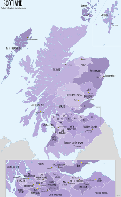 Scotland Administrative Map 2009.png