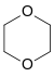 Chemical structure of dioxane