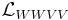 \mathcal{L}_{WWVV}