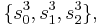 \{s_0^3,s_1^3,s_2^3\},