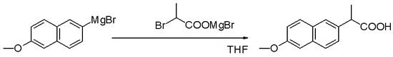 Naproxen synthesis