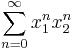  \sum_{n=0}^\infty x_1^n x_2^n