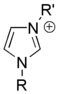 Simple imidazolium cation