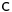 \mathsf{c}