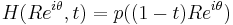 H(Re^{i\theta},t)=p((1-t)Re^{i\theta})