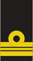 A Lieutenant-Commander's sleeve/shoulder insignia