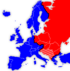 Map of Cold War Europe