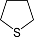 Struktur von Tetrahydrothiophen