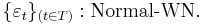  \{\varepsilon_t\}_{(t \in T)}�: \mbox{Normal-WN}. 