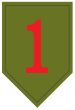 1st US Infantry Division.svg