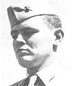 black and white headshot of Francis Pierce in his military uniform