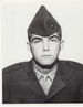 A black and white image of Martini in his military dress uniform with hat