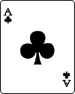 Ace of clubs