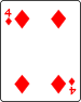 4 of diamonds