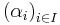 \left(\alpha_i\right)_{i\in I}