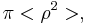 \pi<\rho^2>,