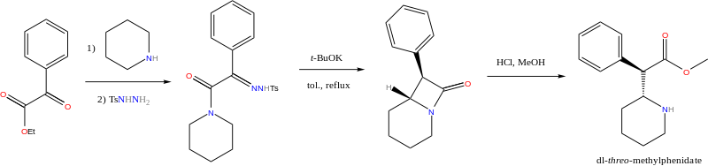 Methylphenidate preparation.svg