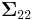 {\mathbf\Sigma_{22}}