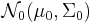 \mathcal{N}_0(\mu_0, \Sigma_0)