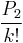 \frac{P_{2}}{k!}