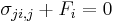 

\sigma_{ji,j}+ F_i = 0
\,\!