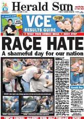 Herald Sun front page 12-12-2005.jpg