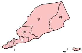 Map of the governorates