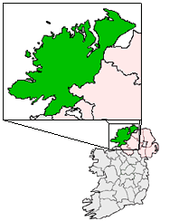 centerMap highlighting Gweedore