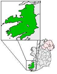 centerMap highlighting Tralee