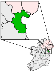 centerMap highlighting Drogheda