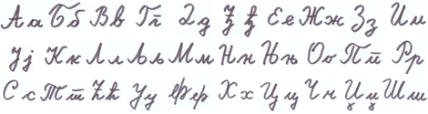 Serbian Cyrillic Cursive.png