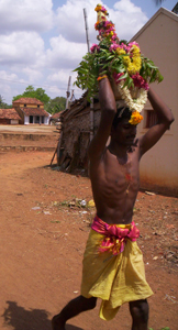 Mariamman temple festival in Tamil nadu.