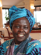 Wangari Maathai portrait by Martin Rowe.jpg