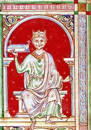 William Rufus depicted in the Stowe Manuscript