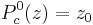 P_c^{ 0}(z) = z_0