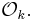 \mathcal{O}_k.