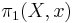 \pi_1(X, x)