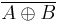 \overline{A \oplus B}